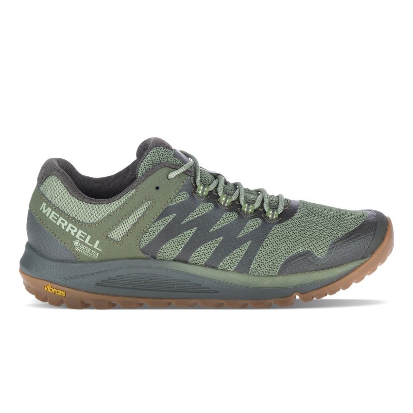 Chaussure Trail Merrell Nova 2 GORE-TEX Vert Olive Homme | P.M.GMCO